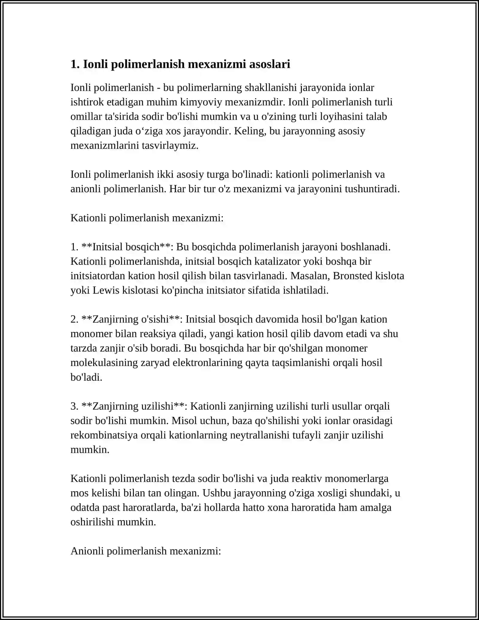 IONLI POLIMERLANISH MEXANIZMI 3
