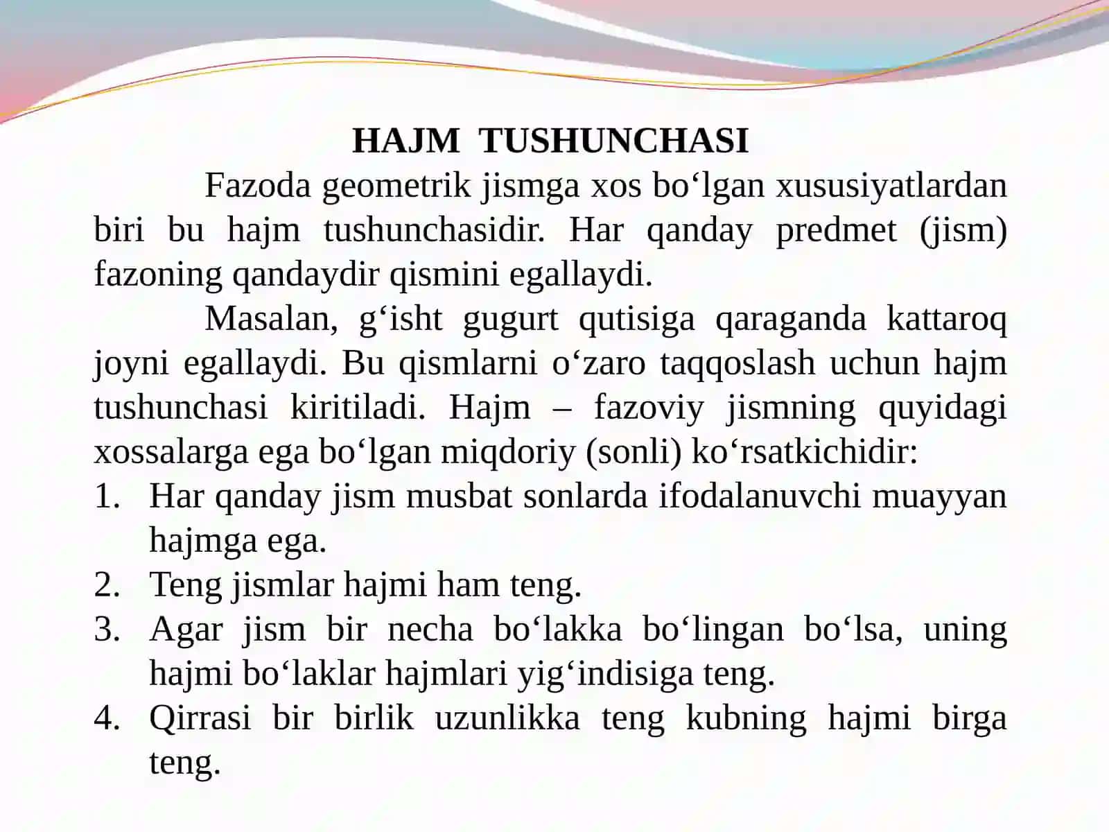 PRIZMANING HAJMI 3