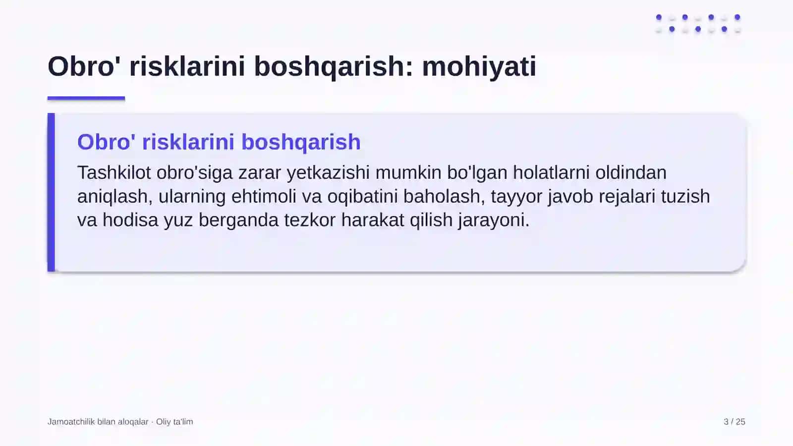 Issiqlik elektr stansiyalarida obro' risklarini boshqarish 3