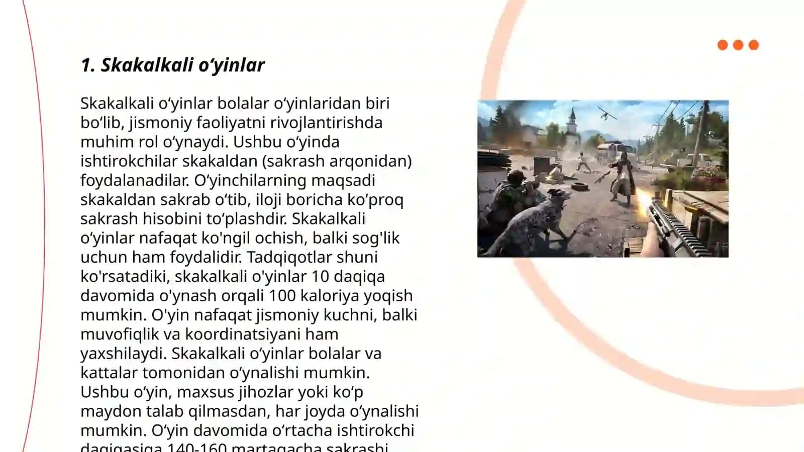 Skakalkali oʻyinlar 3