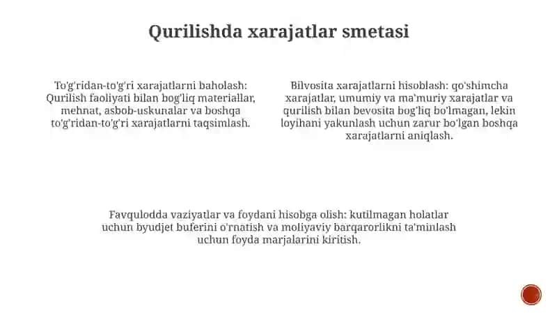 Qurilishda Narx Shakllanishi Va Smeta Ishi 3
