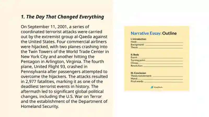 Narrative Essay on September 11, 2001 3