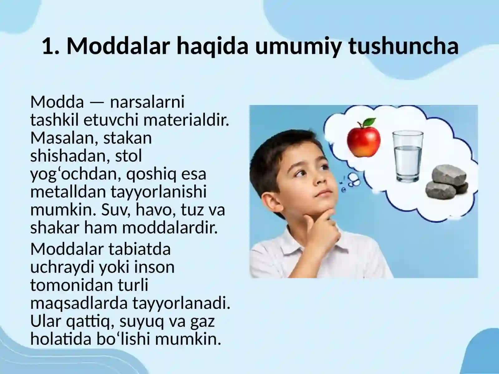 Organik va Noorganik Moddalar 3