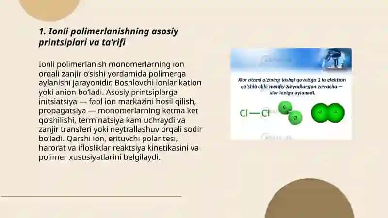 Ionli polimerlanish mexanizimi 3