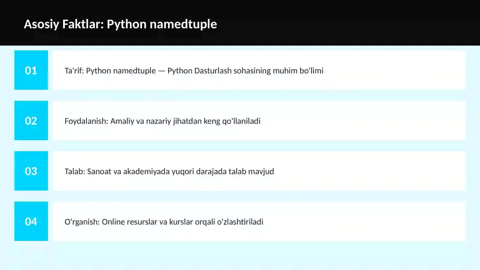 PYTHON DASTURLASH 3