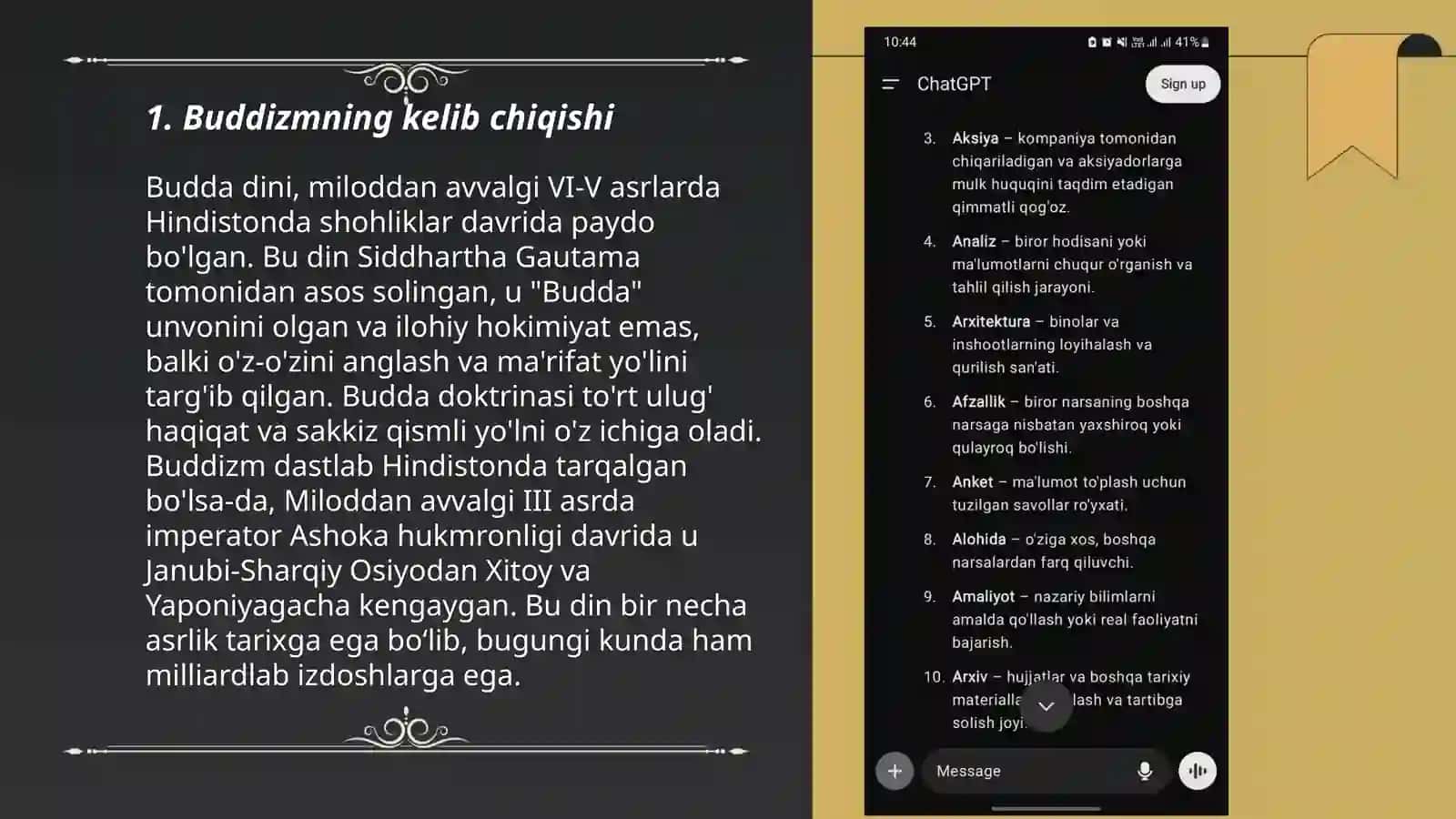 Buddaviylik dini va muqaddas kitobi 3