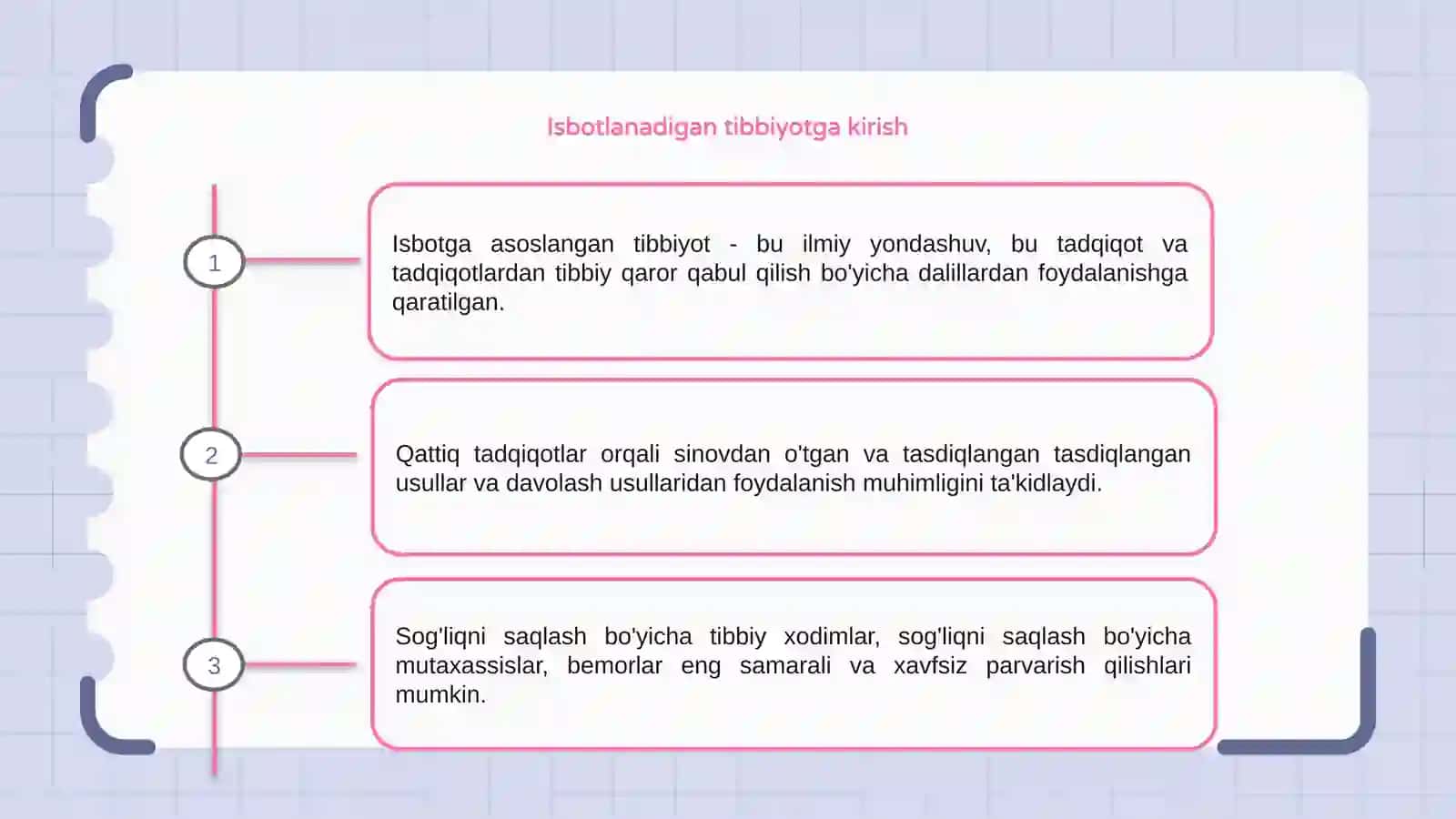 Isbotlarga asoslangan tibbiyot 3