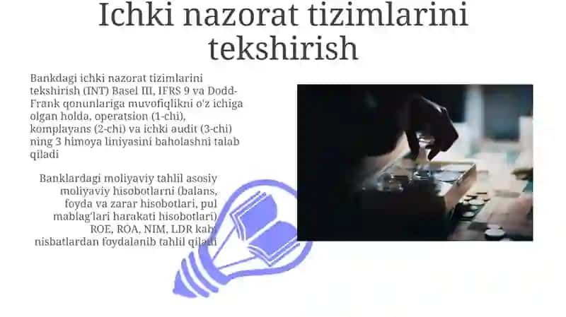 Bank sektorida moliyaviy tahlil va audit 3