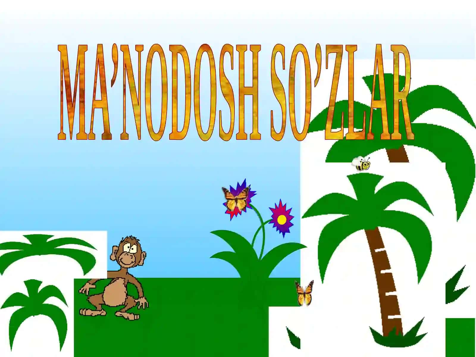 MA’NODOSH SO’ZLAR 3