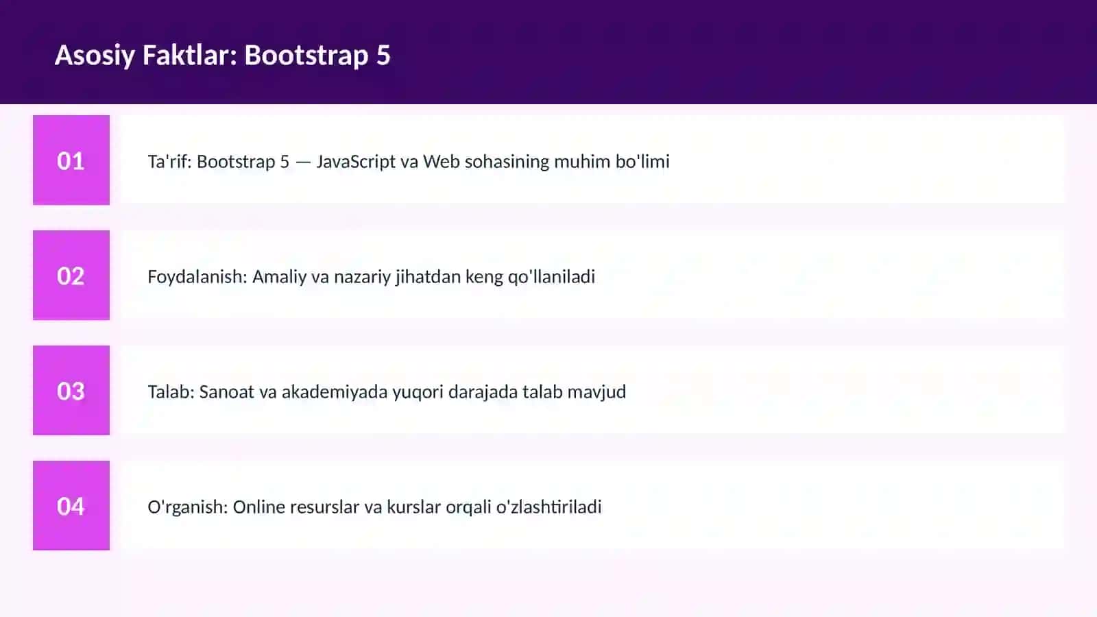 DASTURLASH | JAVASCRIPT VA WEB 3