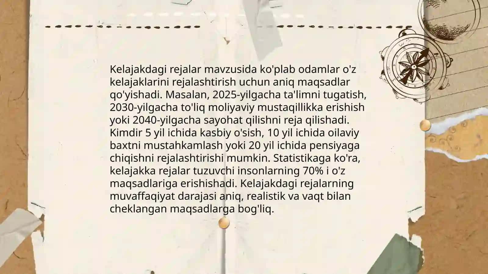 Kelajakdagi rejalar 3