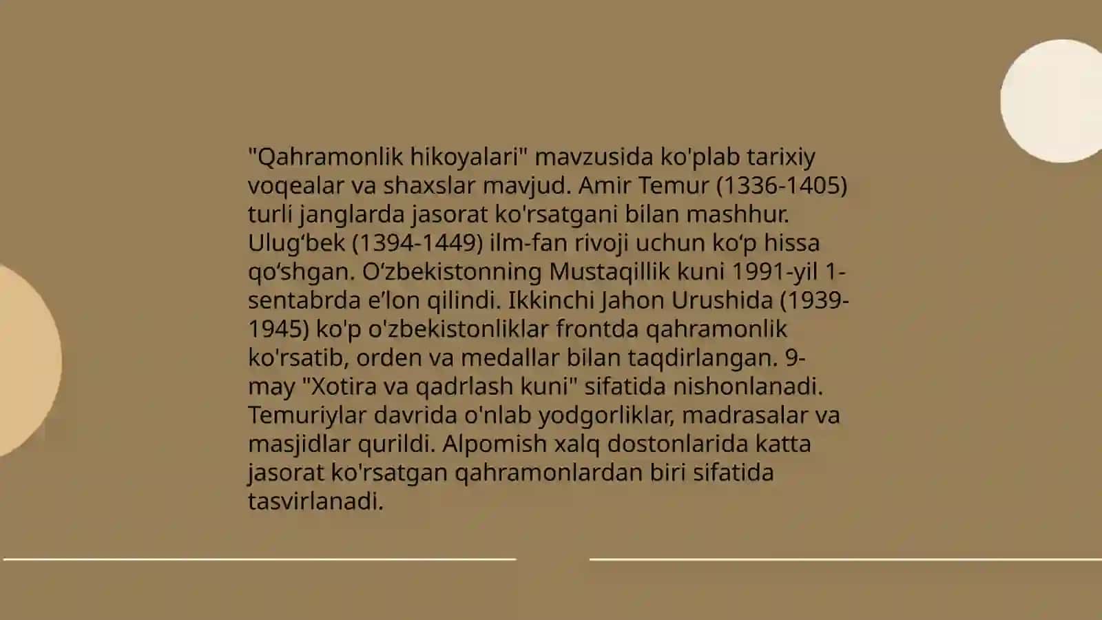 Qahramonlik hikoyalari 3