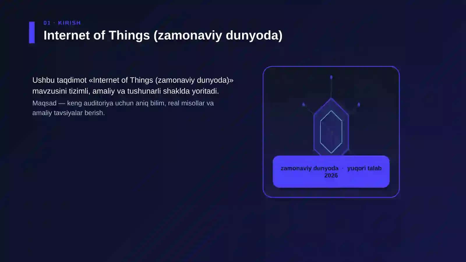 Internet of Things (zamonaviy dunyoda) 3