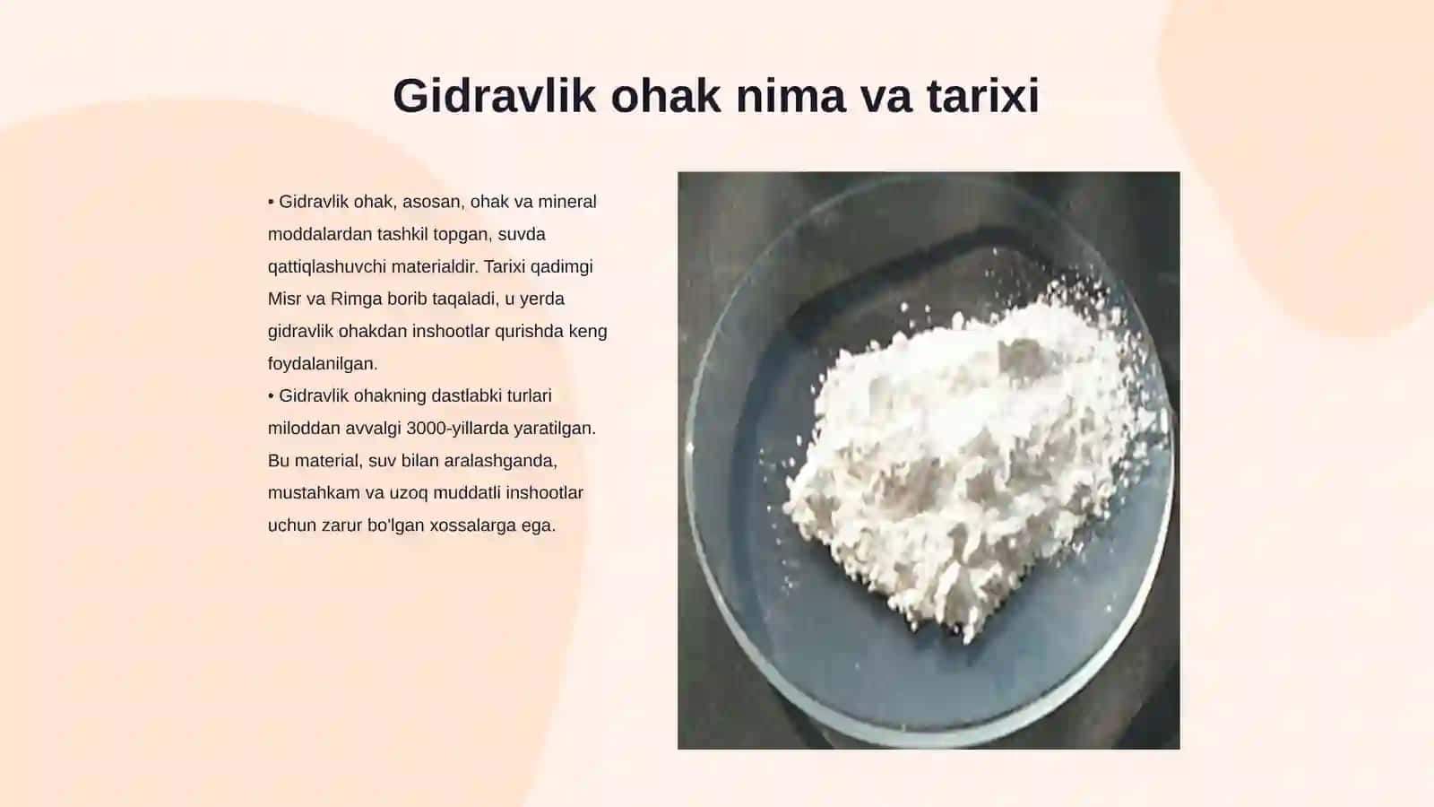 Gidravlik ohakning xossalari 3