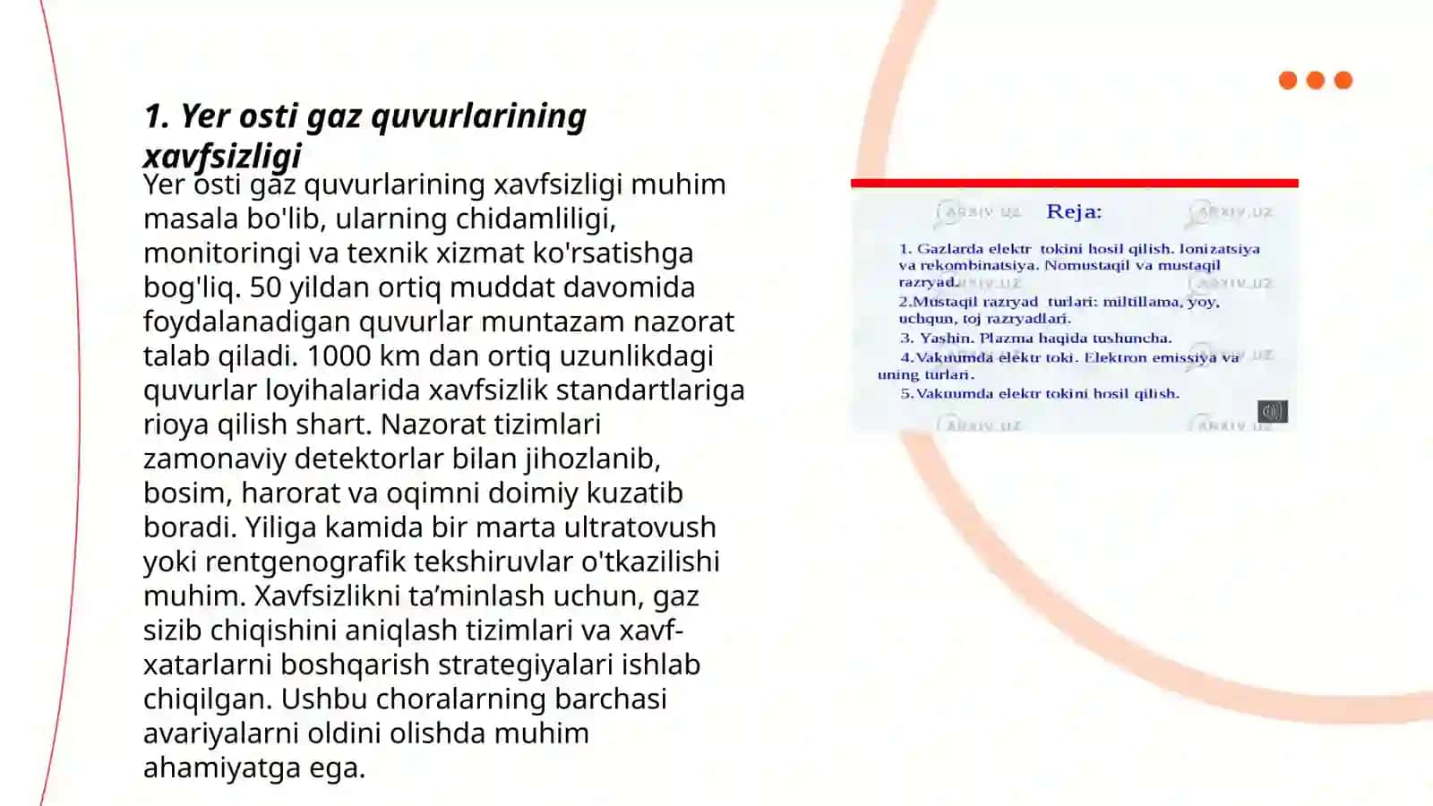 Yer osti va yer usti gaz quvurlari 3