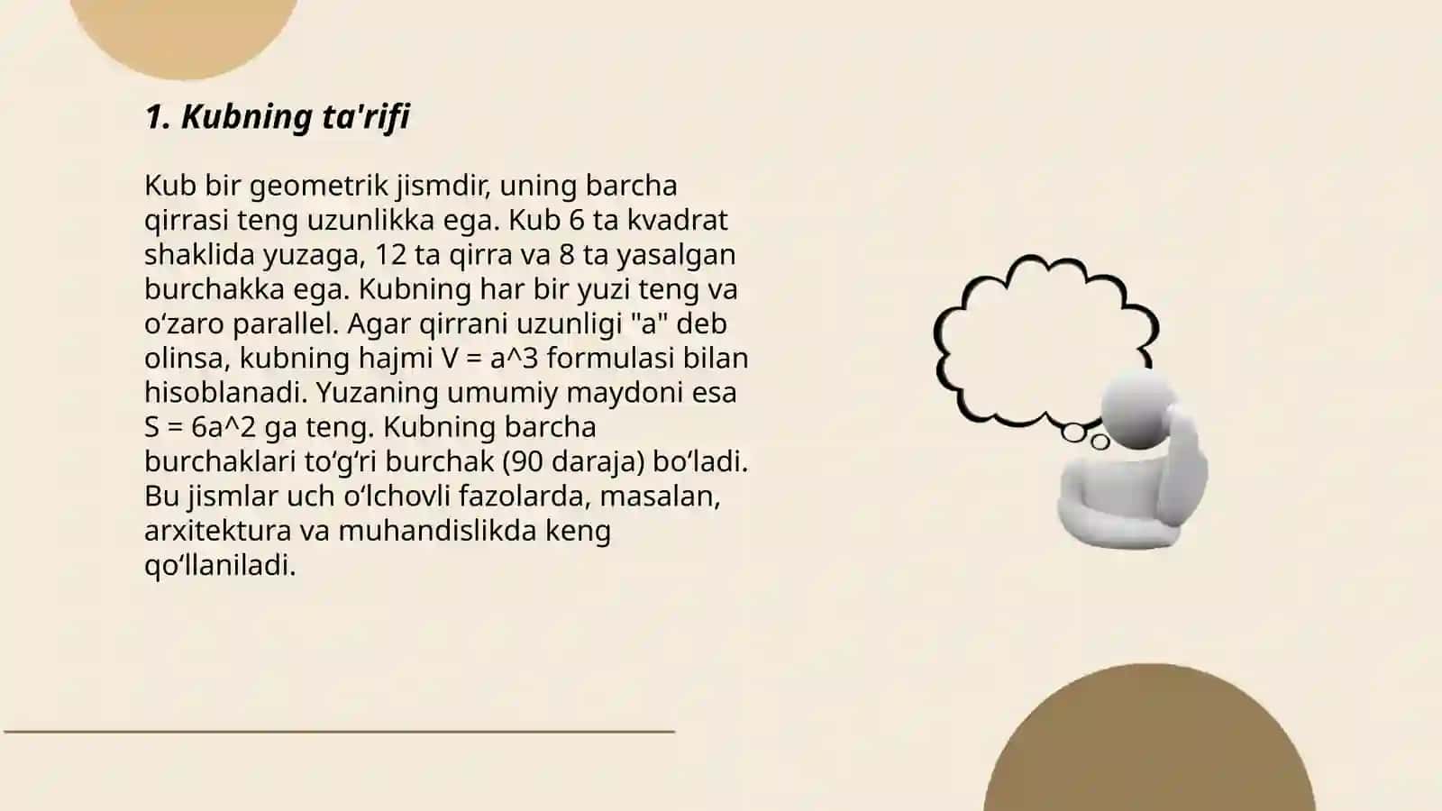 Kubning ta'rifi 3
