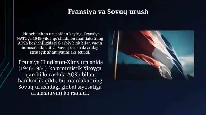 Fransiya va Sovuq urush 3