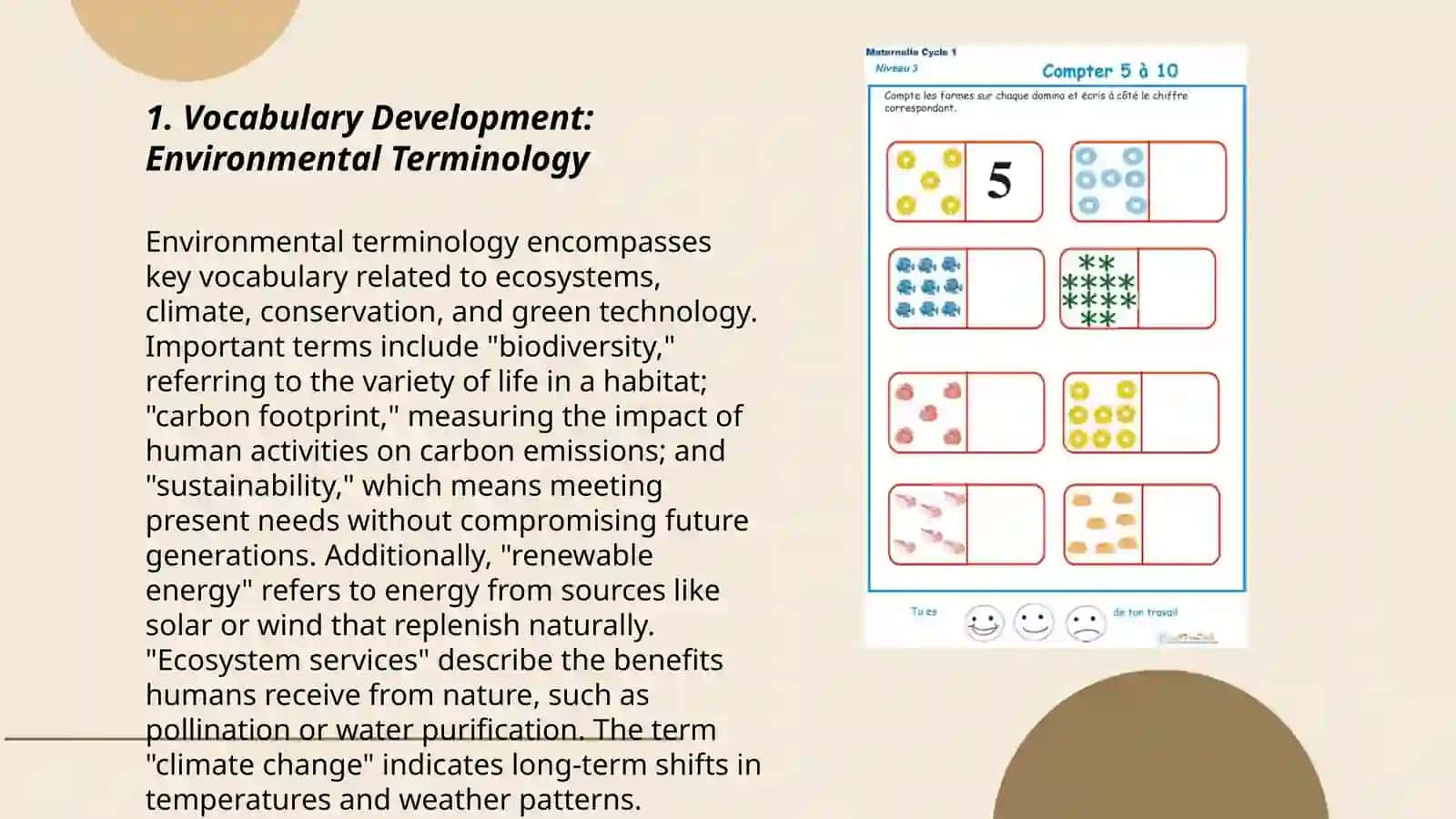 Translating Environment Terminology 3