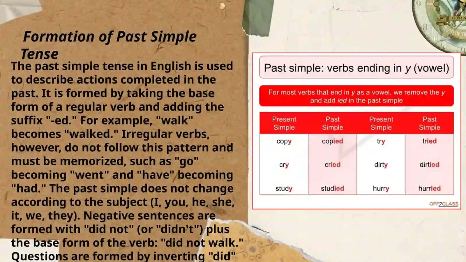 Past simple 3
