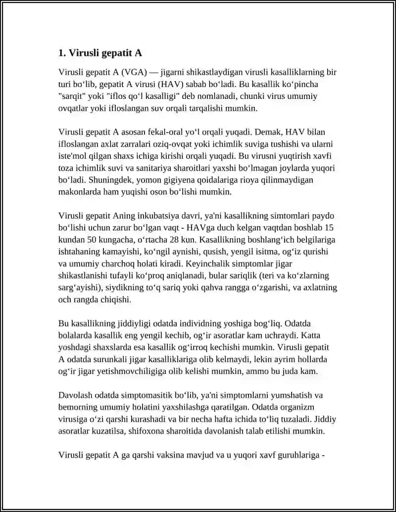 Virusli gepatit A 3