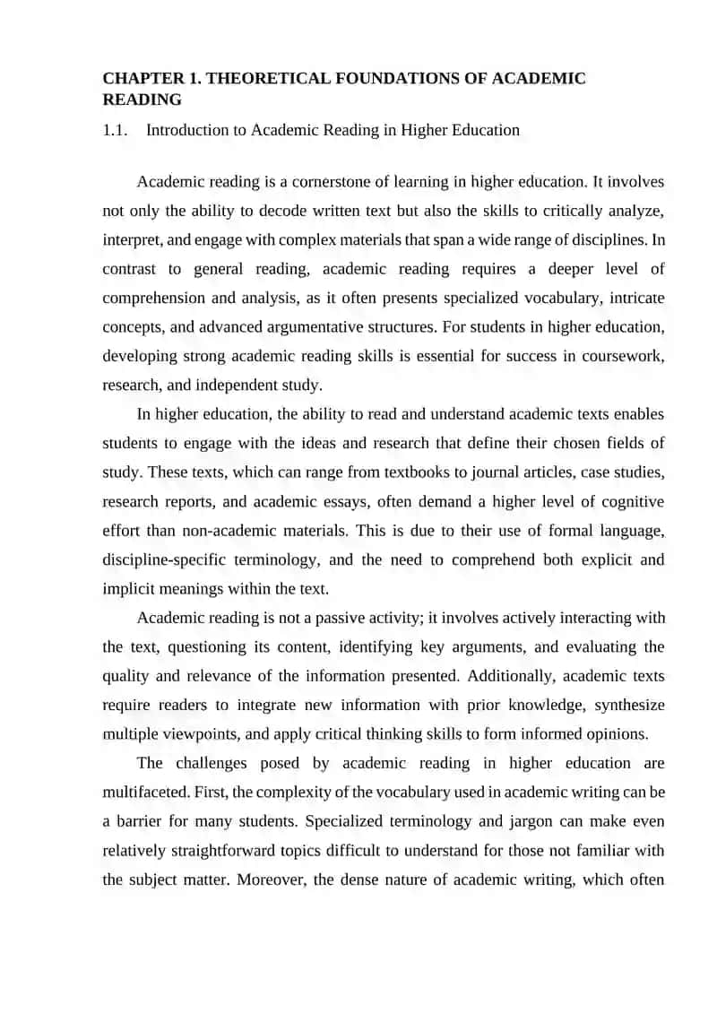 Academic Reading Task Analysis 3