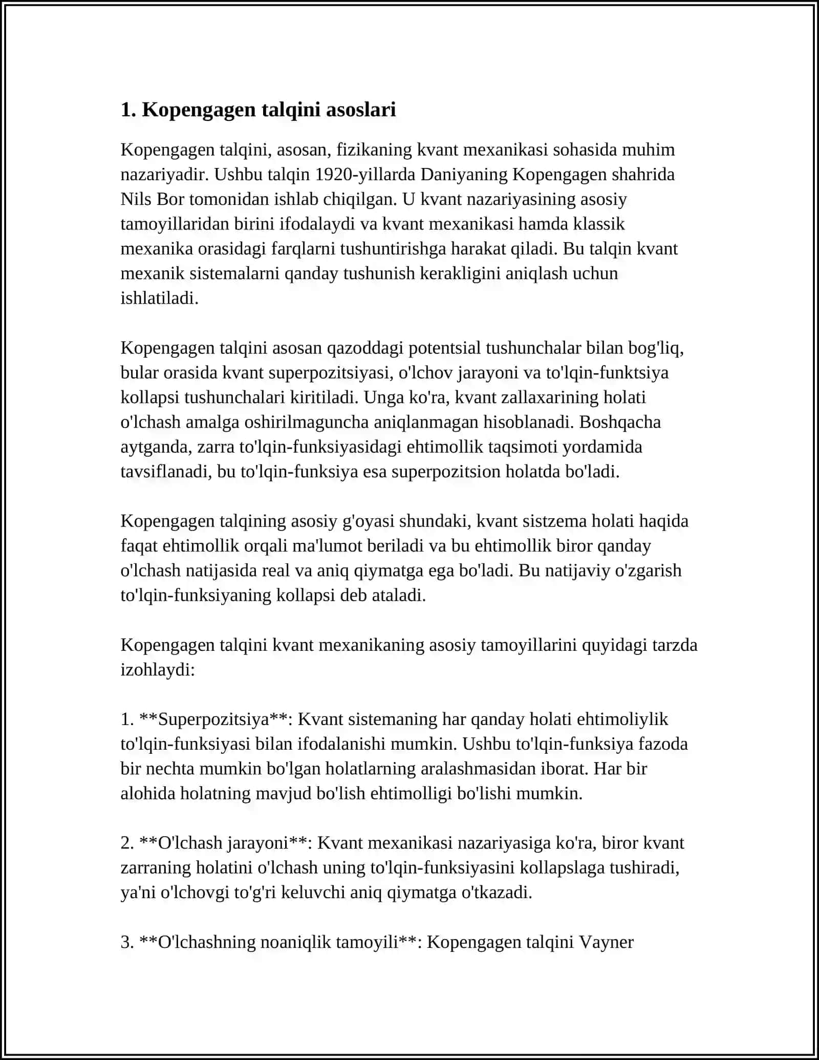 KOPENGAGEN TALQINI 3