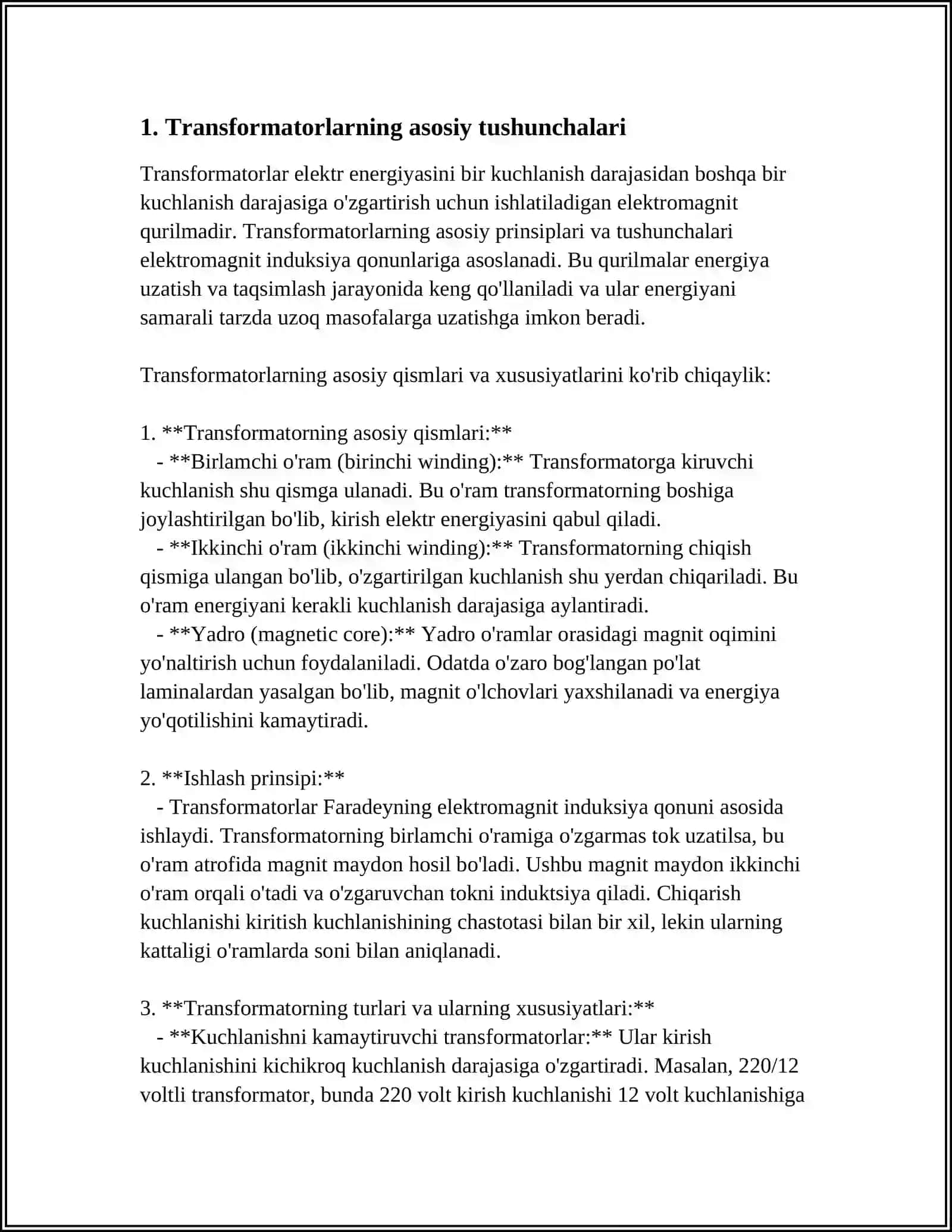 TRANSFORMATORLAR 3