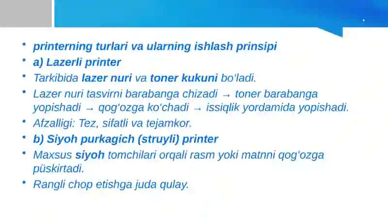 Printer va skaner ishlatish 3