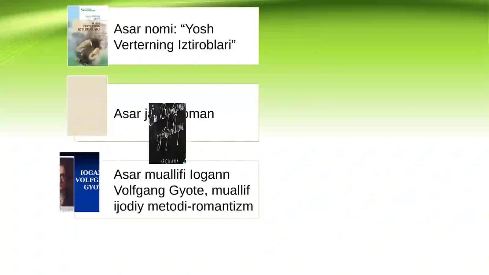 Yosh Verterningiz tiroblari 3