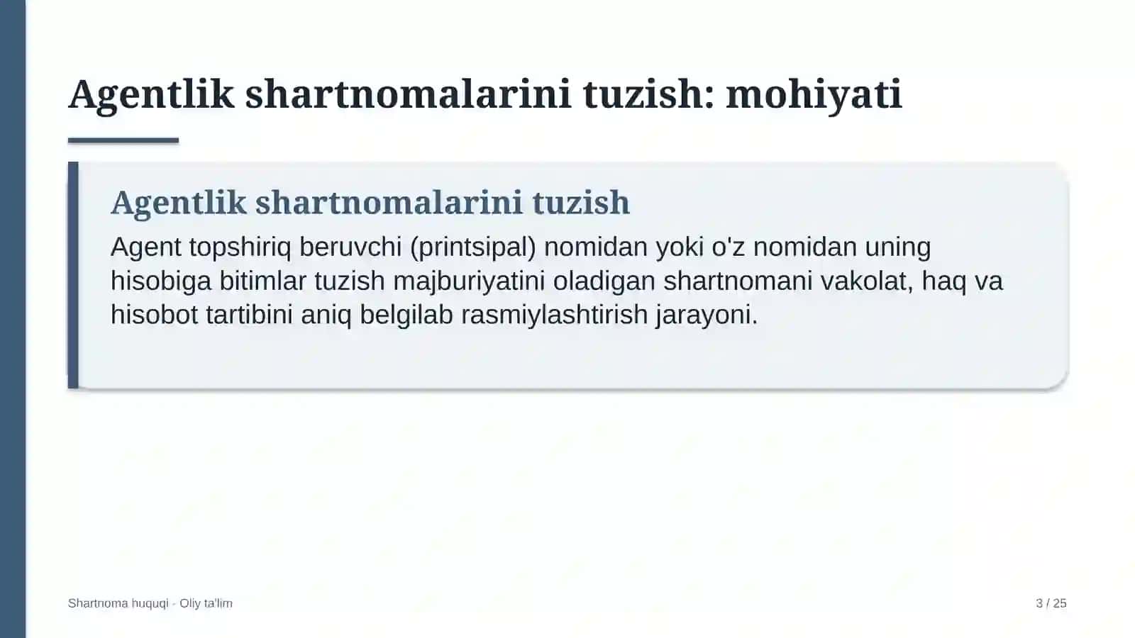 Elektr transportida agentlik shartnomalarini tuzish 3