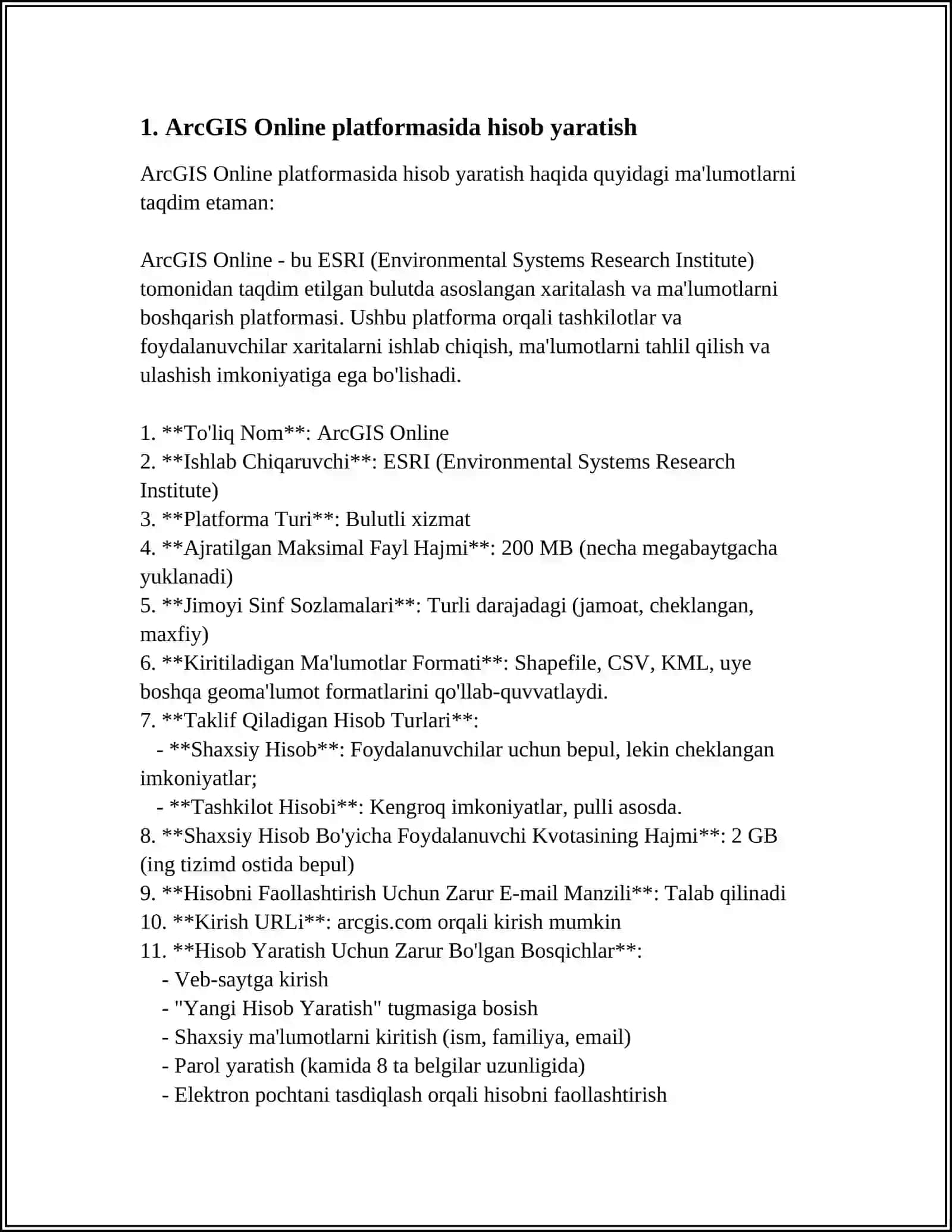 ArcGIS Online 3