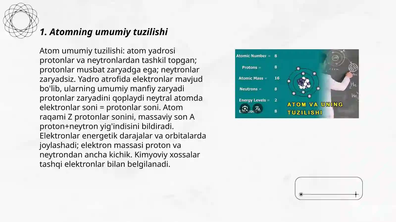 Atom tuzilishi 3