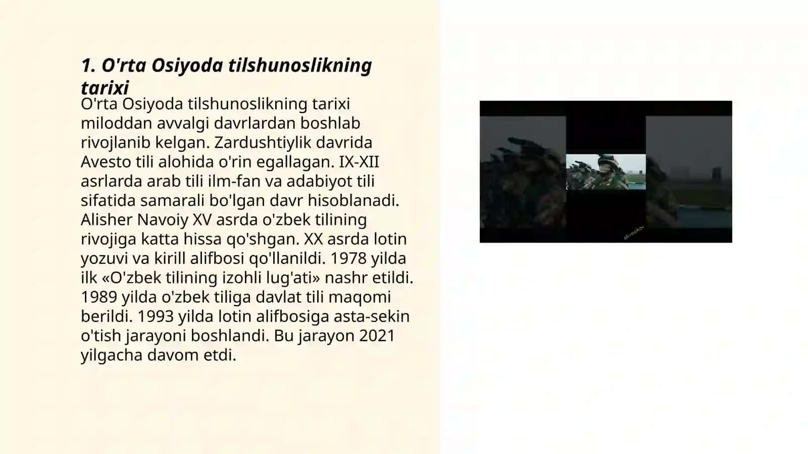 O'rta Osiyoda Tilshunoslikning Tarixi 3