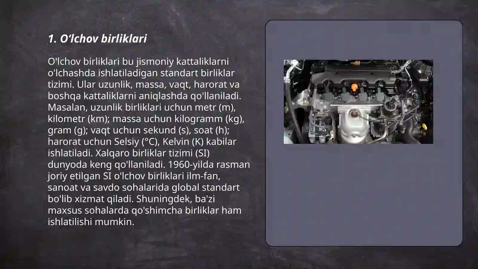 Oʻlchov birliklari 3