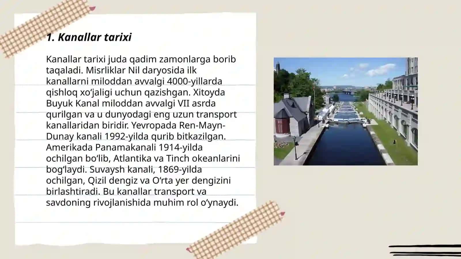 Kanallar tarixi 3
