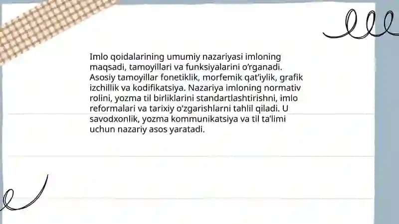 Imlo qoidalarini o’rganish 3