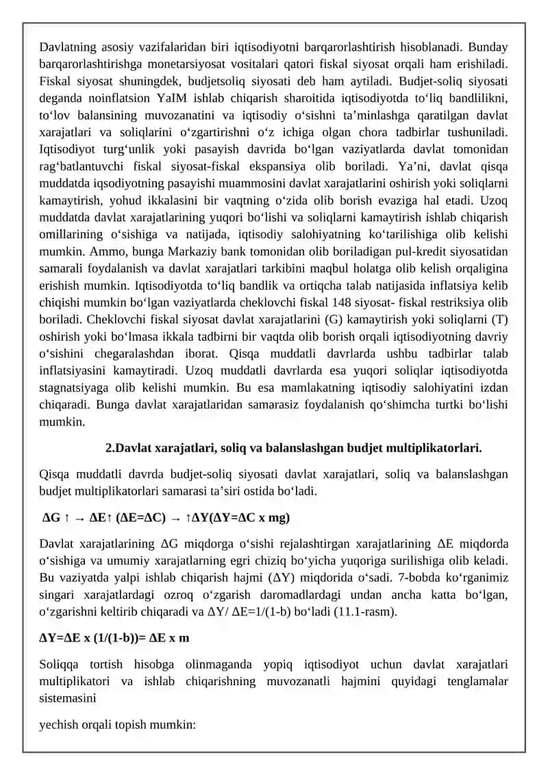 Byudjet-soliq siyosati 3