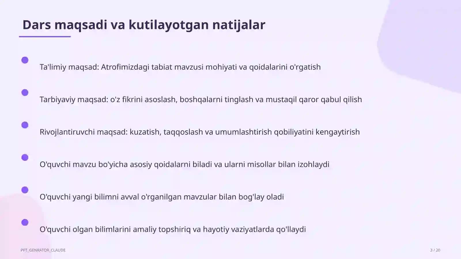 Atrofimizdagi tabiat (1-sinf) 3