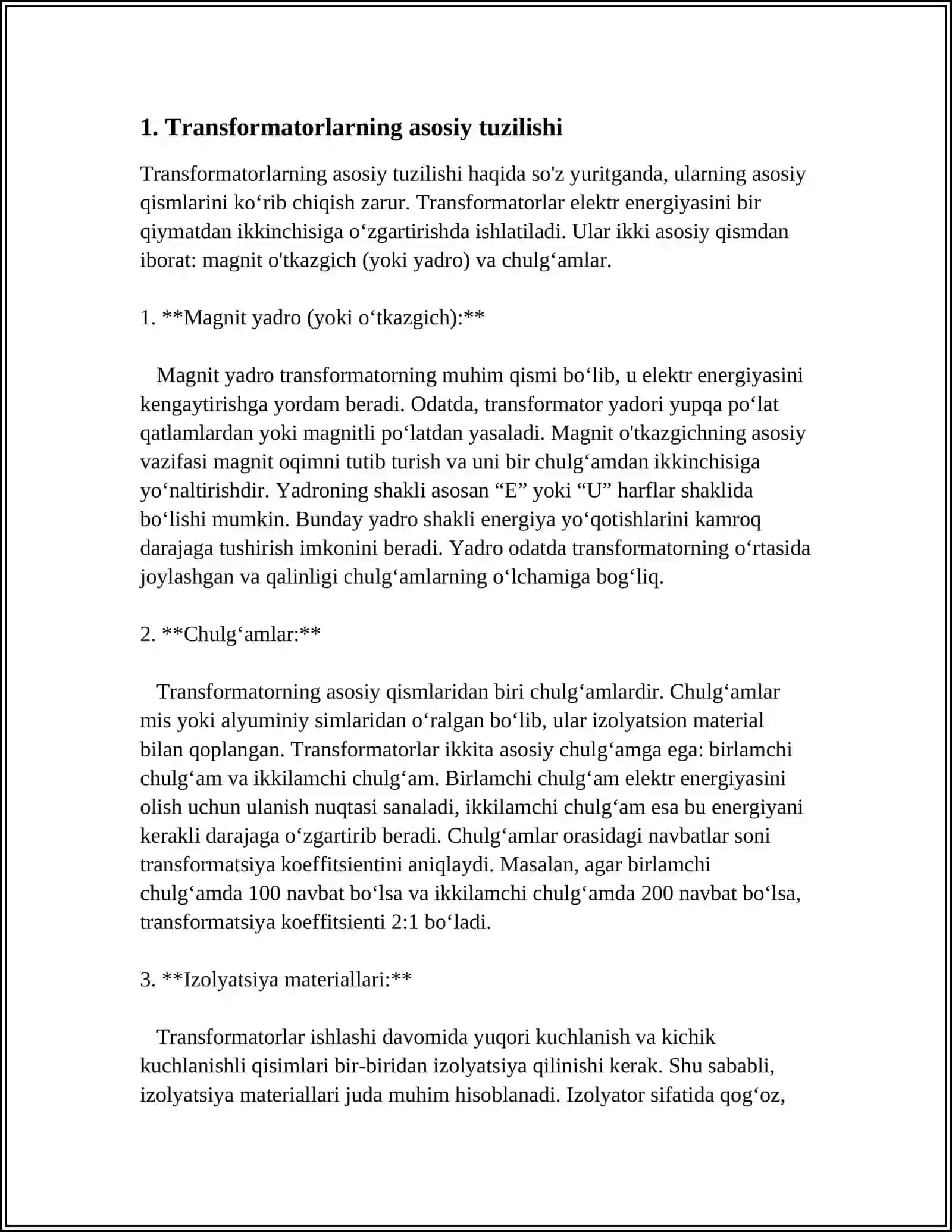 TRANSFORMATORLAR 3