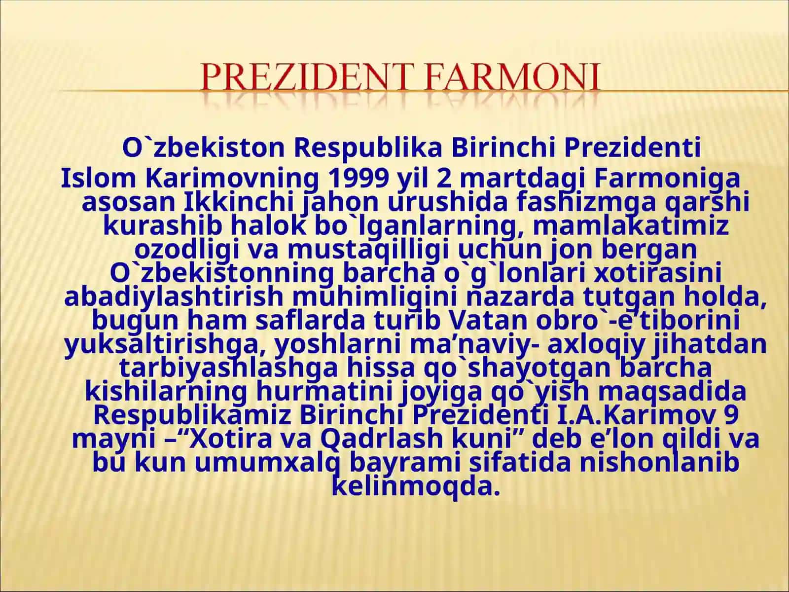 9- May 3