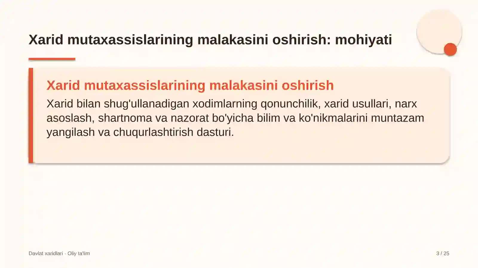 Avtovokzallarda xarid mutaxassislarining malakasini oshirish 3