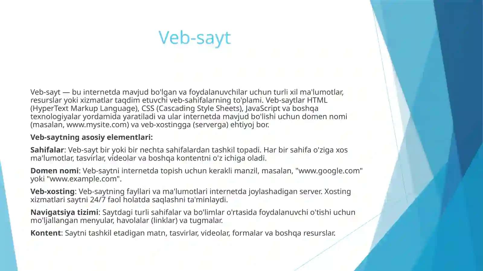 GOOGLE SITESDA WEB SAHIFALAR YARATISH 3