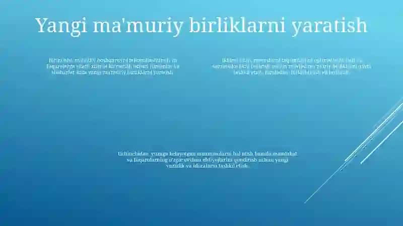 Mustaqilik Yillarda Davlat Boshqaruvi Tizimida Amalga Oshirilgan Islohotlar 3