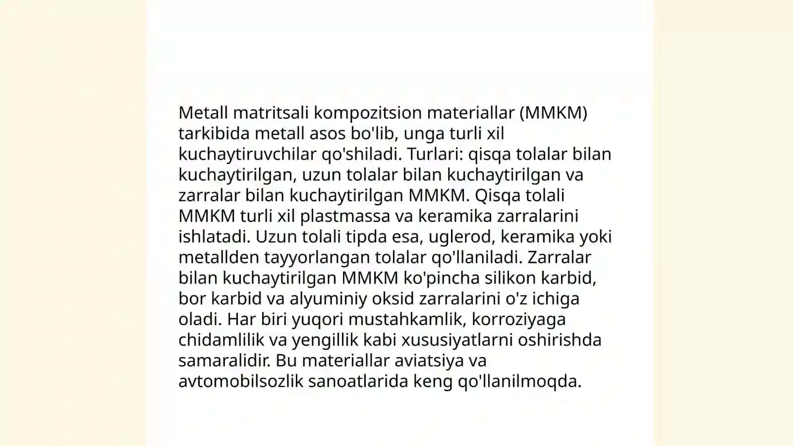 Metall matritsali kompezitsion materiallar 3