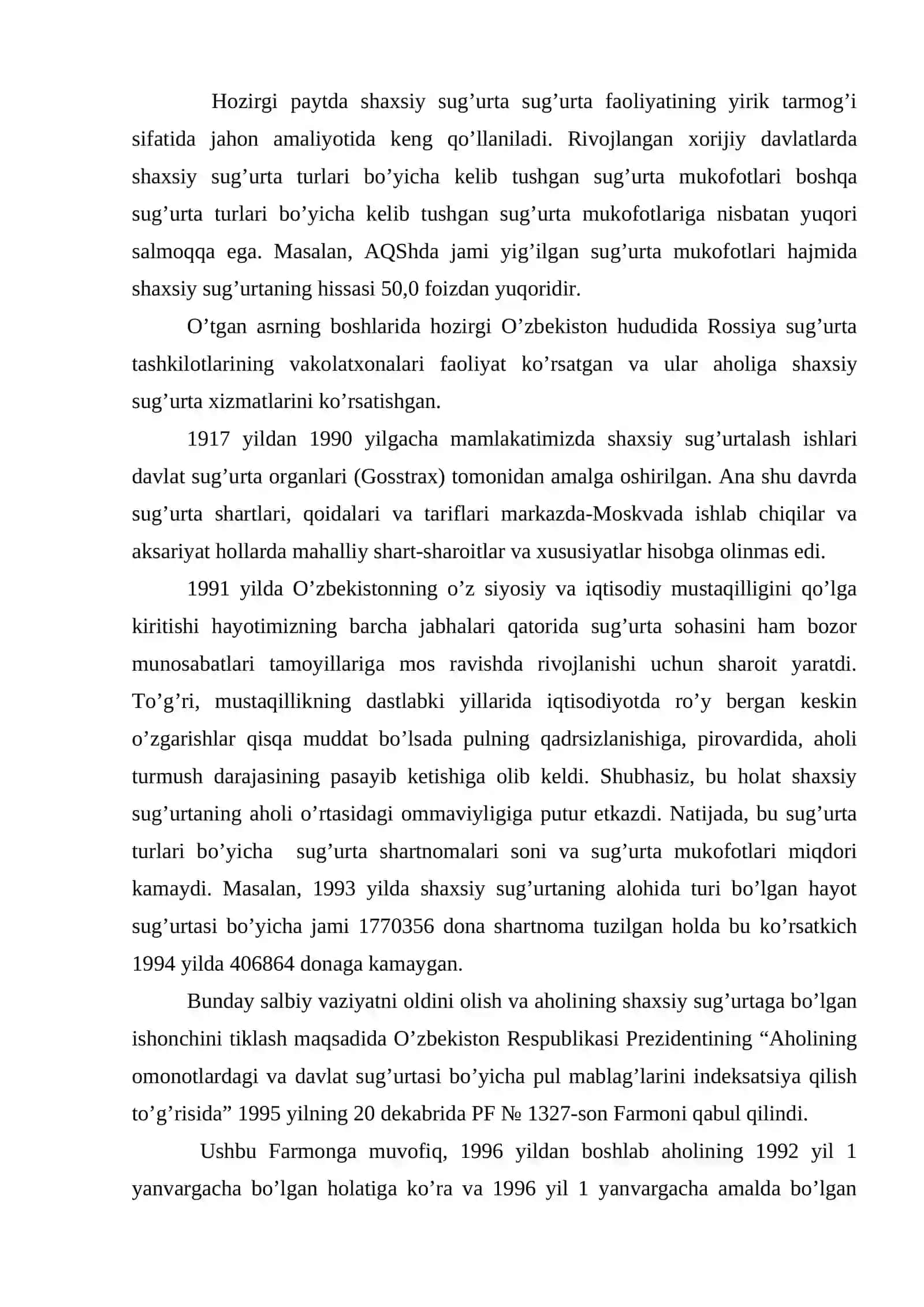Shaxsiy sug’urtaning mazmuni va turlari 3