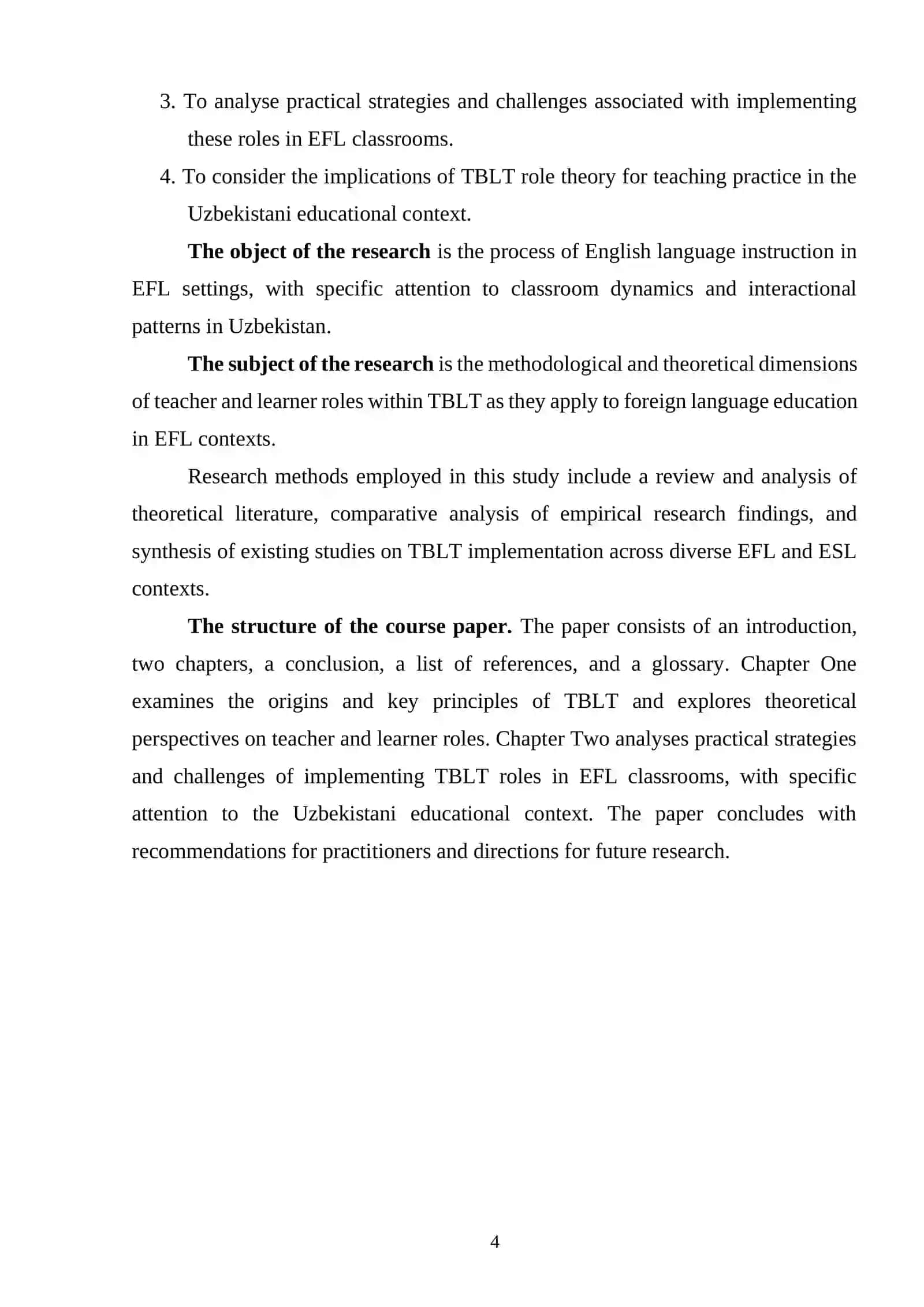 Teacher and learner roles in task-based language teaching (TBLT) 3