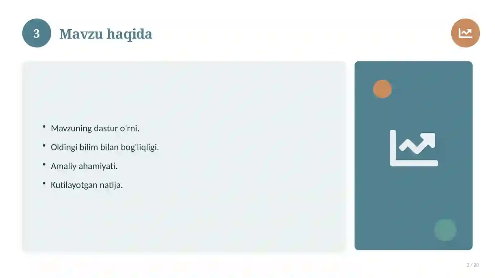 O'zbekiston tarixi fanidan 8-sinf: interfaol dars ishlanmasi 3