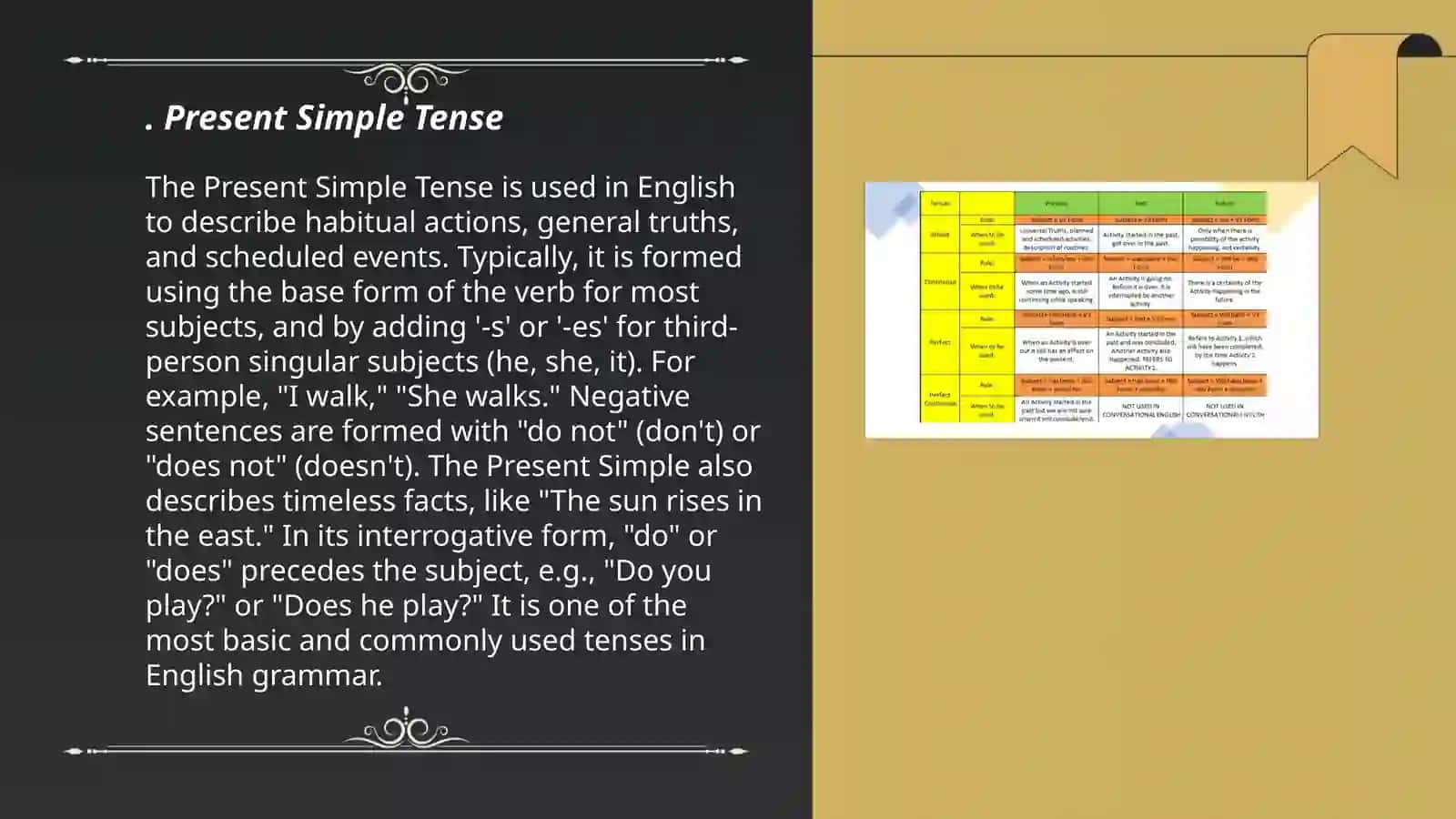 Verb tenses 3