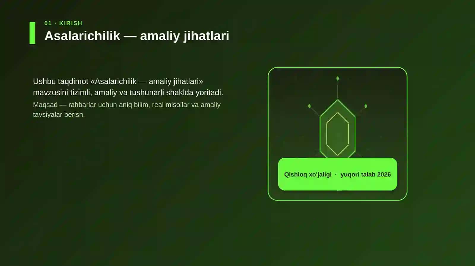 Asalarichilik — amaliy jihatlari 3