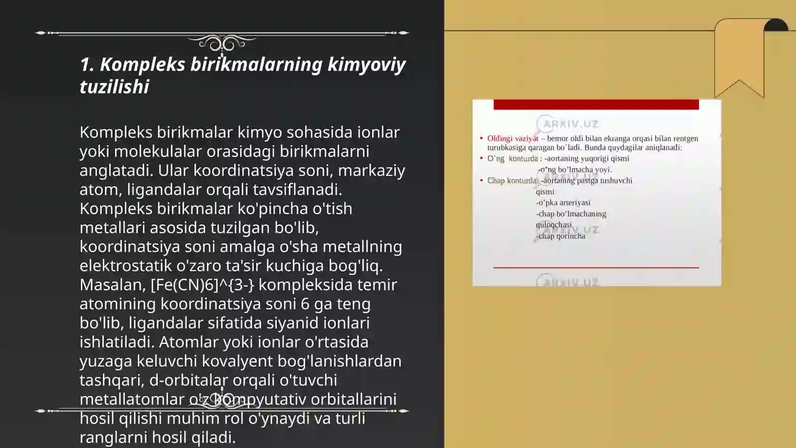 Kompleks birikmalar 3
